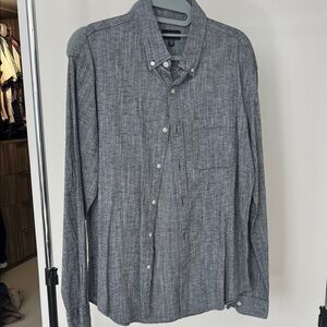 Club Monaco Charcoal Button-Down Shirt